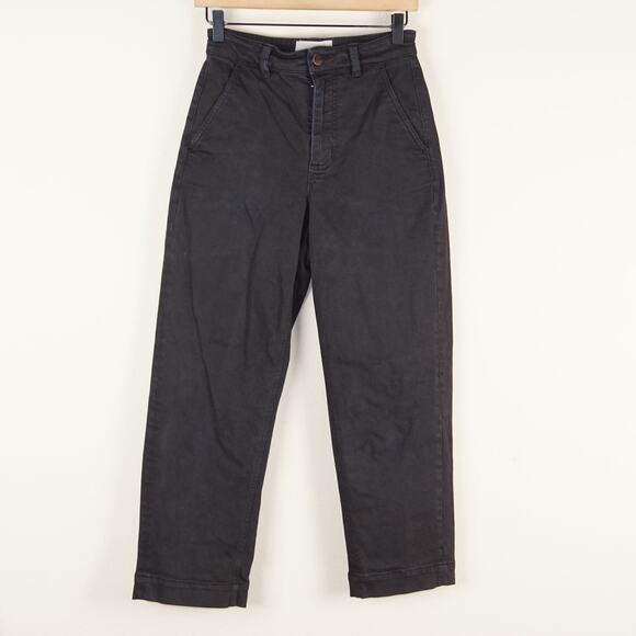 Everlane Pants - Everlane Black Straight Leg Crop Jeans Womens Sz 0